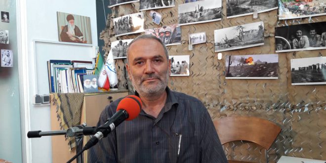 سرهنگ پاسدار احمد یار محمدی مدیر آموزش سازمان ادبیات و تاریخ دفاع مقدس